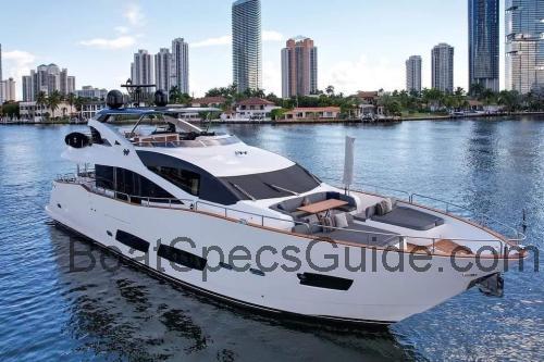 Sunseeker 28 Metre Yacht fiche technique et avis